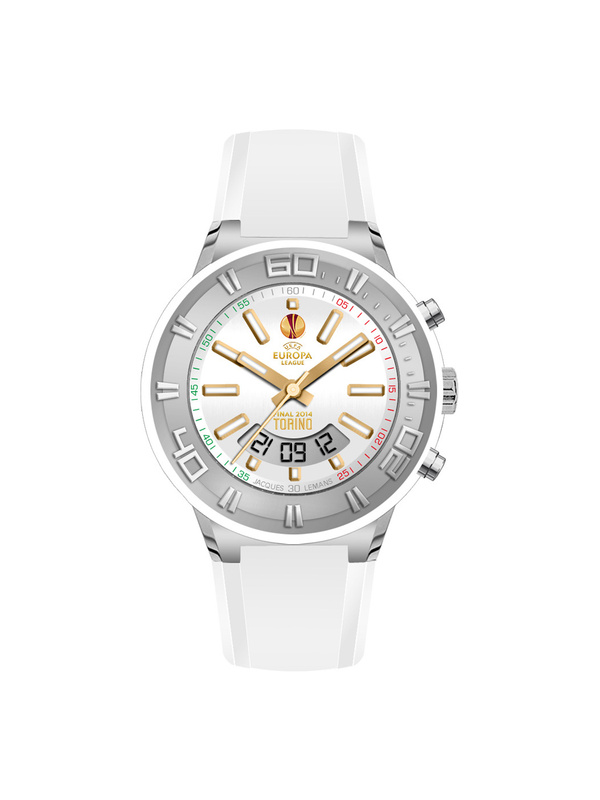 Zegarek JACQUES LEMANS U-50B. Kwarcowy, Kolor biały. Unisex.