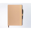 Notes w twardej oprawie w kolorze khaki zadrukowany w linie - Peterson