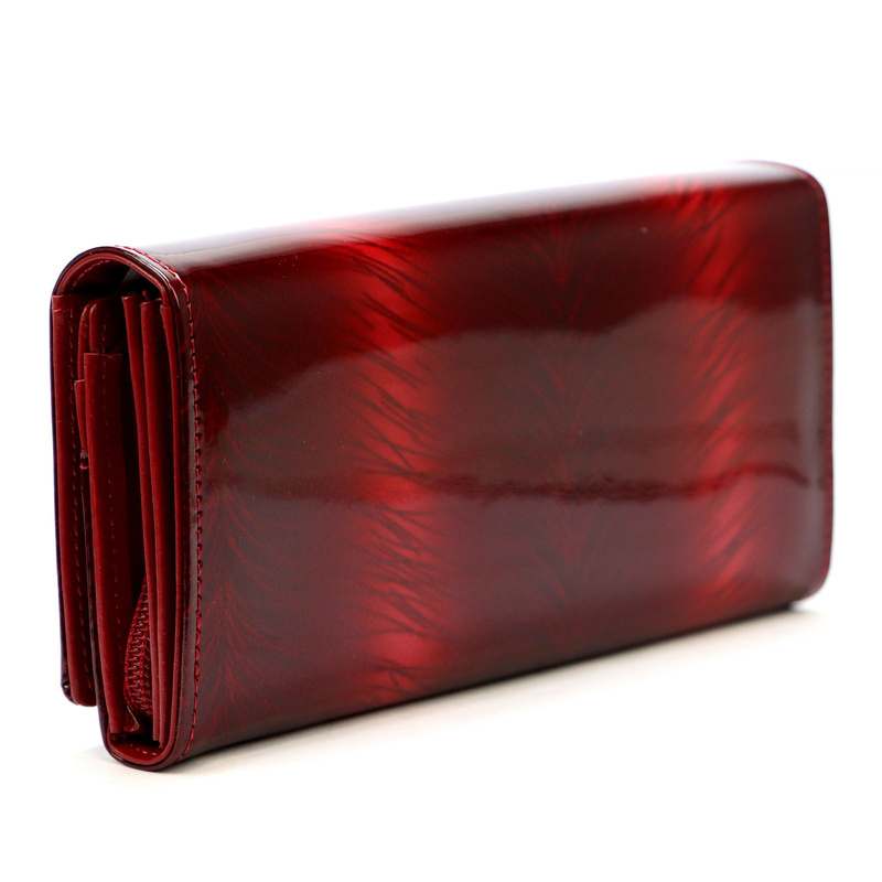 Gregorio damski portfel skóra naturalna podłużna klasyczna portmonetka