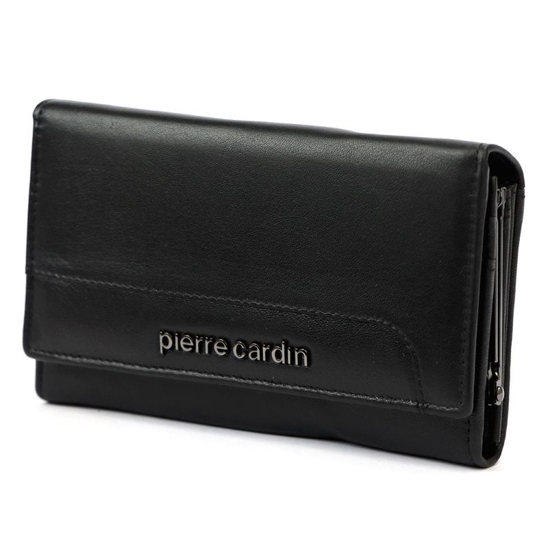 Skórzany damski podłużny portfel Pierre Cardin