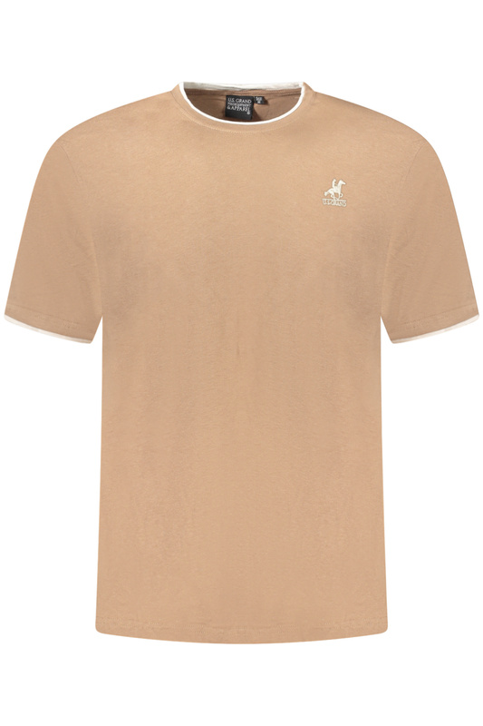 Koszulka męska z krótkim rękawem US GRAND BRĄZOWA