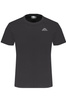 T-SHIRT MĘSKI Z KRÓTKIM RĘKAWEM KAPPA CZARNY