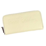 Duży stylowy Skórzany damski portfel Pierre Cardin