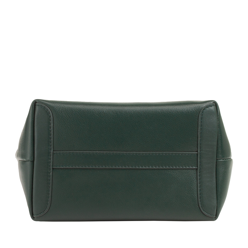 DUDU Mini torebka do ręki damska z łańcuszkiem listonoszka skóra naturalna