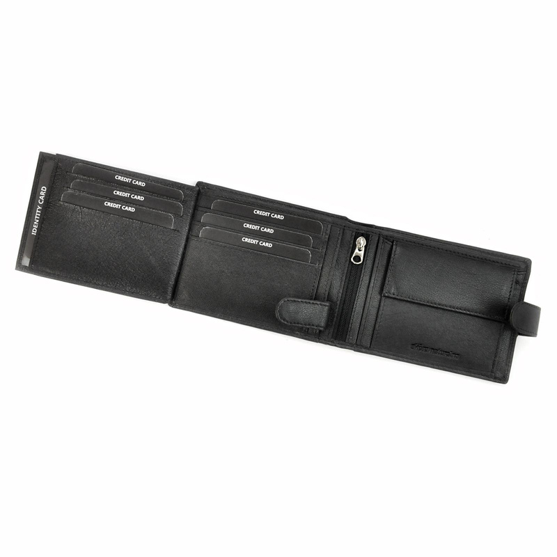 Skórzany męski portfel Money Kepper CC 5600B