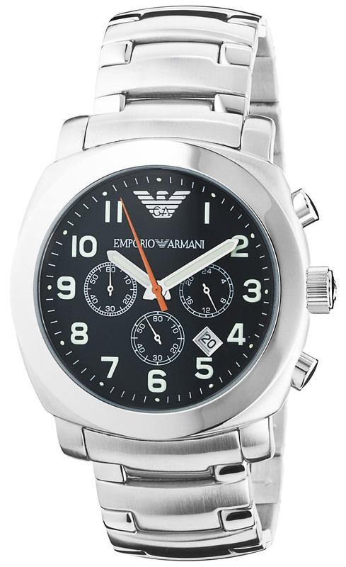 Zegarek ARMANI AR5815. Kwarcowy, Kolor czarny. Mężczyzna.