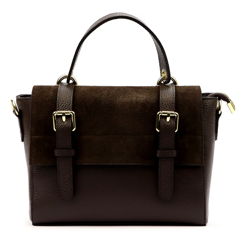 Luka klasyczna damska listonoszka ze skóry naturalnej torebka na ramię