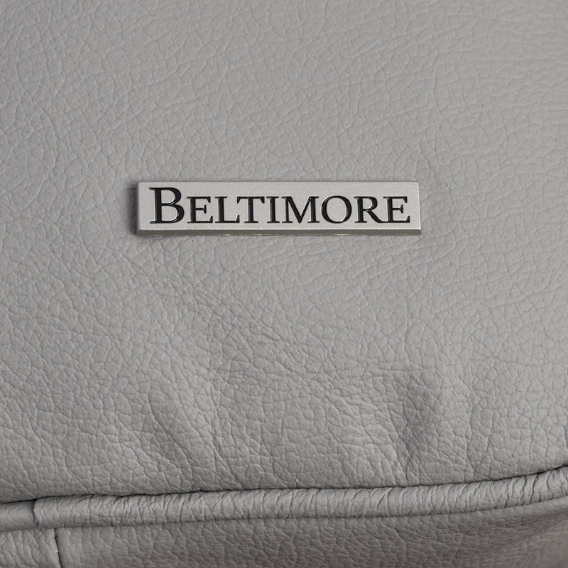 Plecak torebka damska Skórzana Beltimore jasno szary022