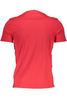 GUESS JEANS MĘSKI T-SHIRT Z KRÓTKIM RĘKAWEM CZERWONY