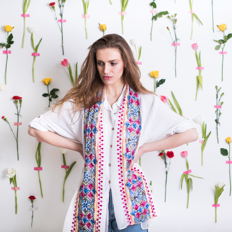 Opaska na druciku Floral Twist