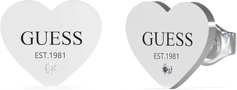 Biżuteria GUESS JUBE02177JWRH. Kolczyki, Kolor szary. Kobieta.