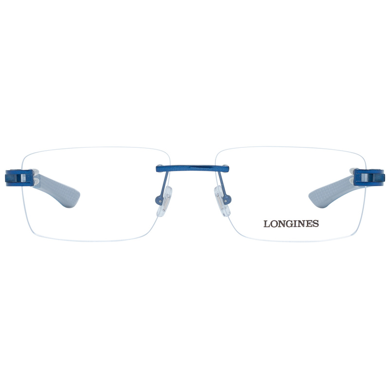 Okulary LONGINES LG5006H55090. EYEGLASSES, Kolor niebieski. Mężczyzna.