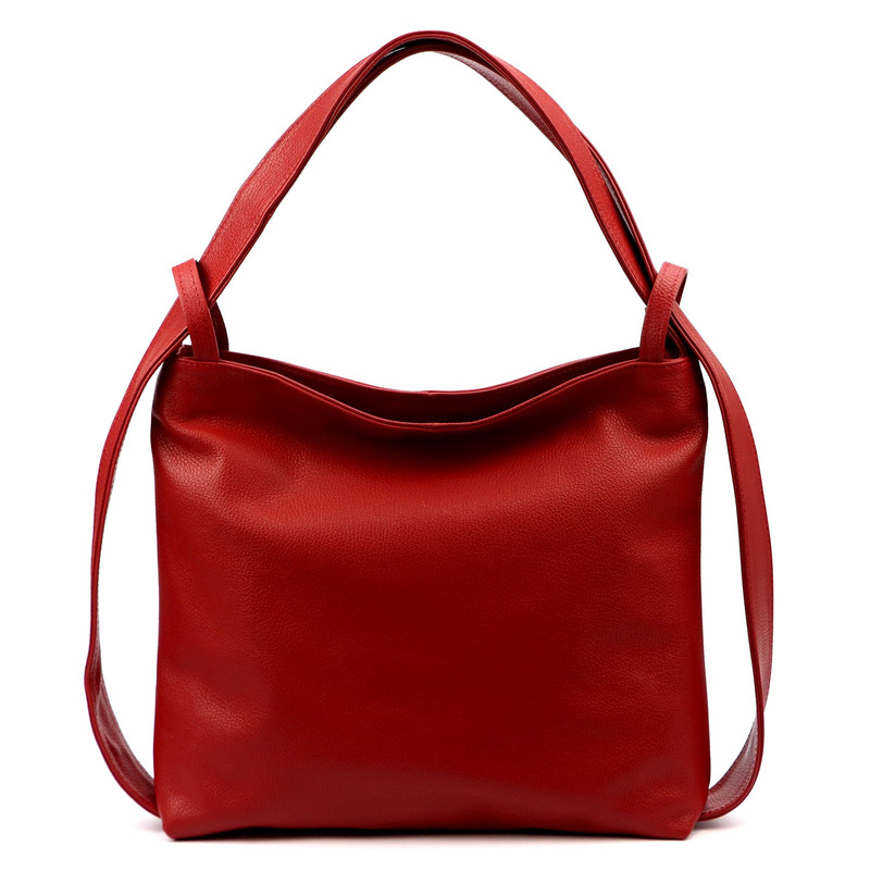 Vera Pelle shopperbag damska skóra naturalna torebka na ramię duża