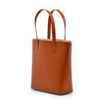 Duża pakowna torebka na ramię skórzana Shopperbag