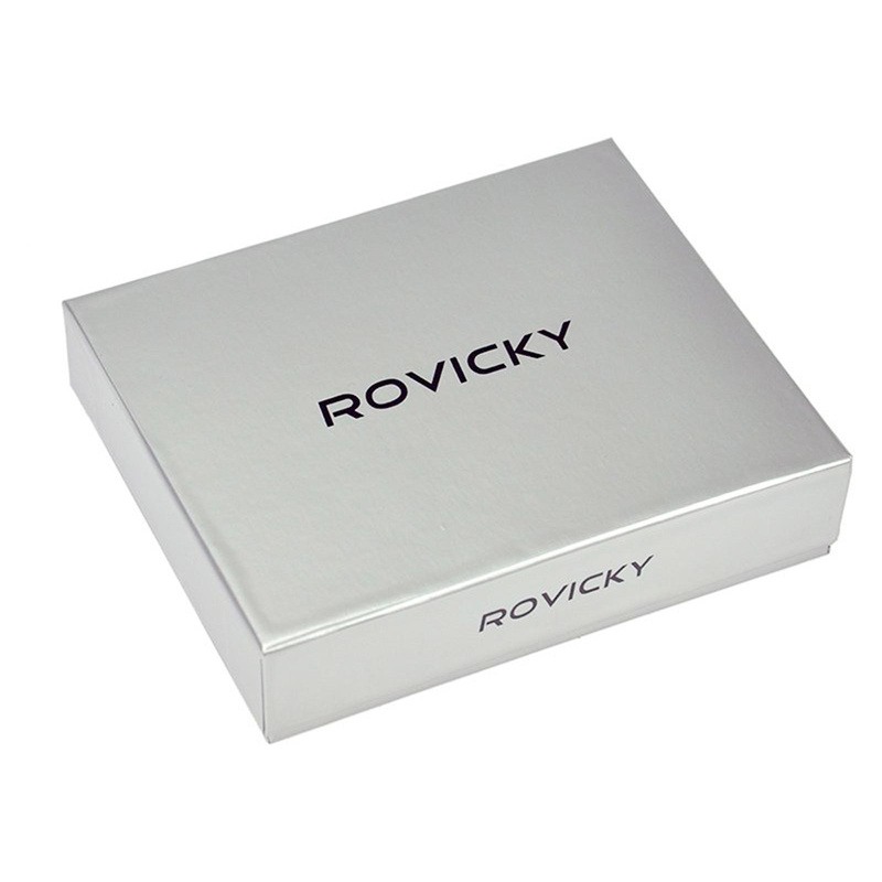 Skórzany stylowy duży rozbudowany Rovicky z RFID