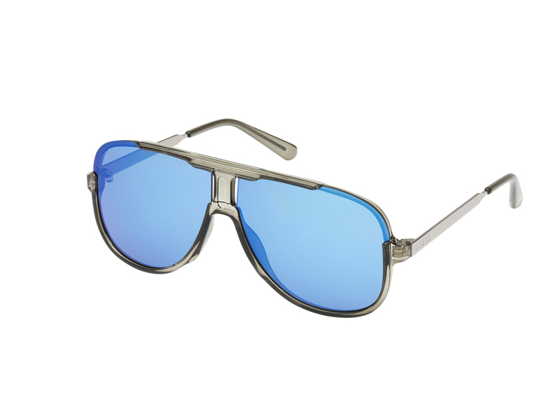 Okulary GUESS GO00060-6490C. Okulary przeciwsłoneczne, Kolor niebieski. Mężczyzna.