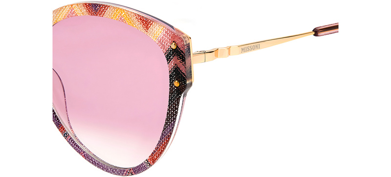 Okulary MISSONI MIS-0004SOB3. Okulary przeciwsłoneczne, Kolor różowy. Kobieta.