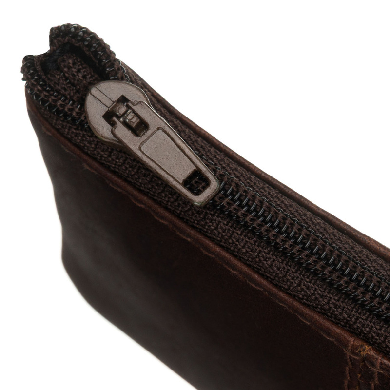 Skórzane etui na klucze w brązowym kolorze - Peterson