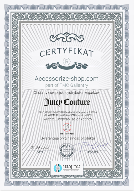 Zegarek JUICY COUTURE JC1234GPOR. Kwarcowy, Kolor beżowy. Kobieta.