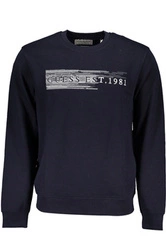 NIEBIESKA BLUZA MĘSKA BEZ ZAMKA. GUESS JEANS