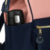 Damski plecak z tworzywa Peterson PTN ALFA NAVY+PINK