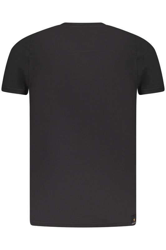 M�SKA KOSZULKA Z KR�TKIM R�KAWEM MILITARY ACADEMY CZARNA