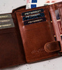 Skórzany męski portfel Peterson PTN N4C-02-HWM