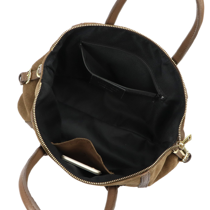 Vera Pelle damska shopperbag skóra naturalna zamszowa torebka na ramię