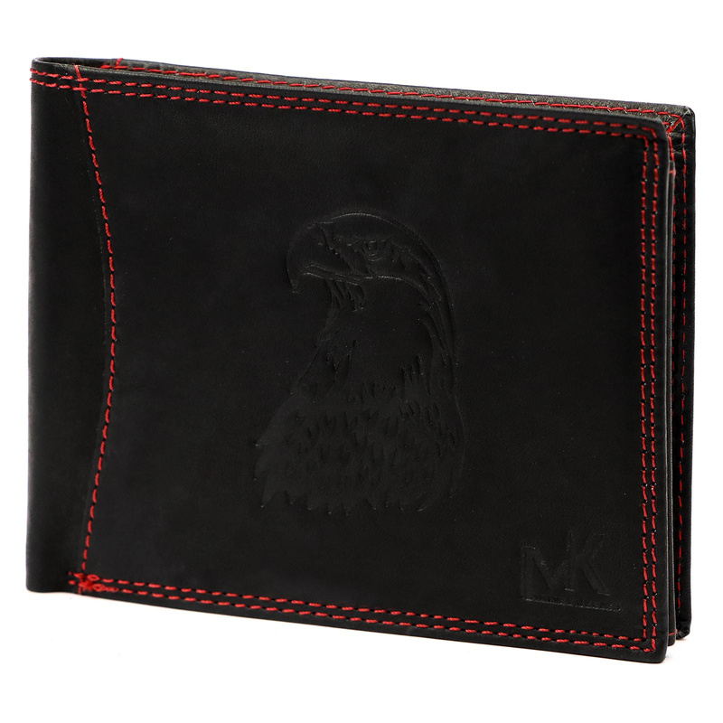 Skórzany męski portfel Money Kepper CDD 5600 EAGLE