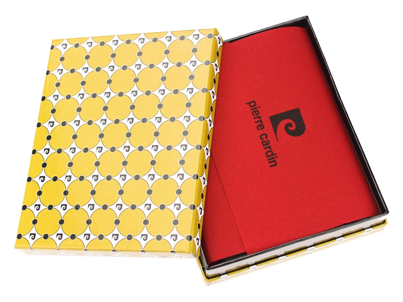 Stylowy Skórzany męski portfel Pierre Cardin RFID