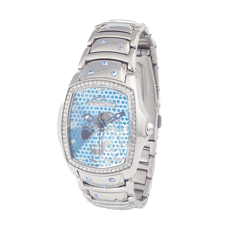Zegarek CHRONOTECH CT7896LS-81M. Kwarcowy, Kolor niebieski. Kobieta.