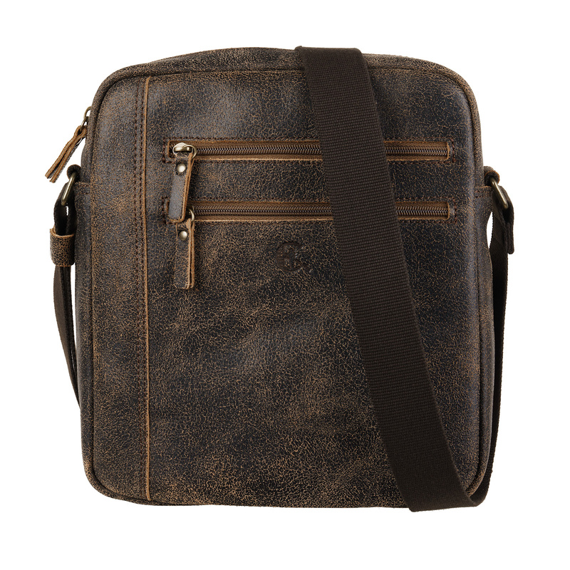 Torba męska skórzana vintage brąz TM380s285