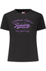 TOMMY HILFIGER DAMSKI T-SHIRT Z KRÓTKIM RĘKAWEM W KOLORZE CZARNYM