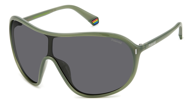 Okulary POLAROID PLD6216S1ED. Okulary przeciwsłoneczne, Kolor zielony. Unisex.