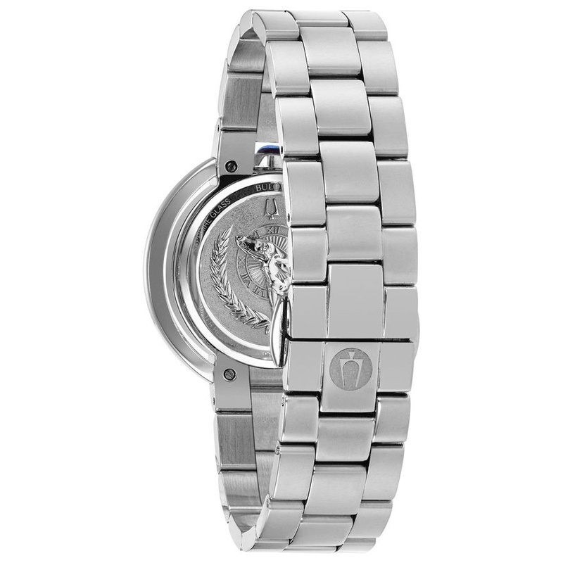 Zegarek BULOVA 96R219. Kwarcowy, Kolor szary. Kobieta.