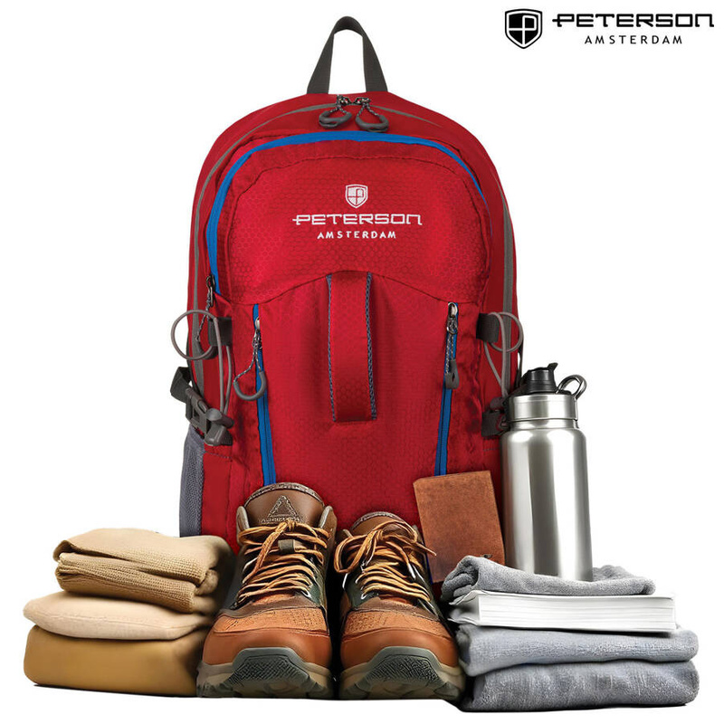 Pojemny plecak turystyczny Outdoors z systemem wentylacji - Peterson
