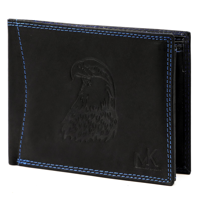 Skórzany męski portfel Money Kepper CDD 5600 EAGLE