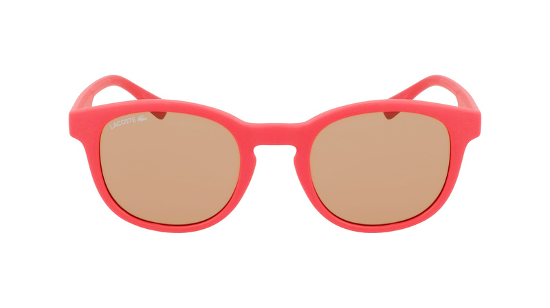Okulary LACOSTE L3644S-615. Okulary przeciwsłoneczne, Kolor czerwony. Dziecko.