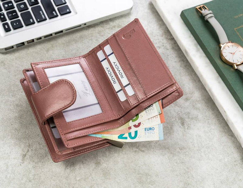 Stylowy Portfel damski skórzany z RFID od Cavaldi