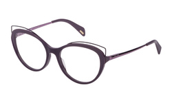 Okulary POLICE VPL930-5407PB. Okulary, Kolor czerwony. Kobieta.