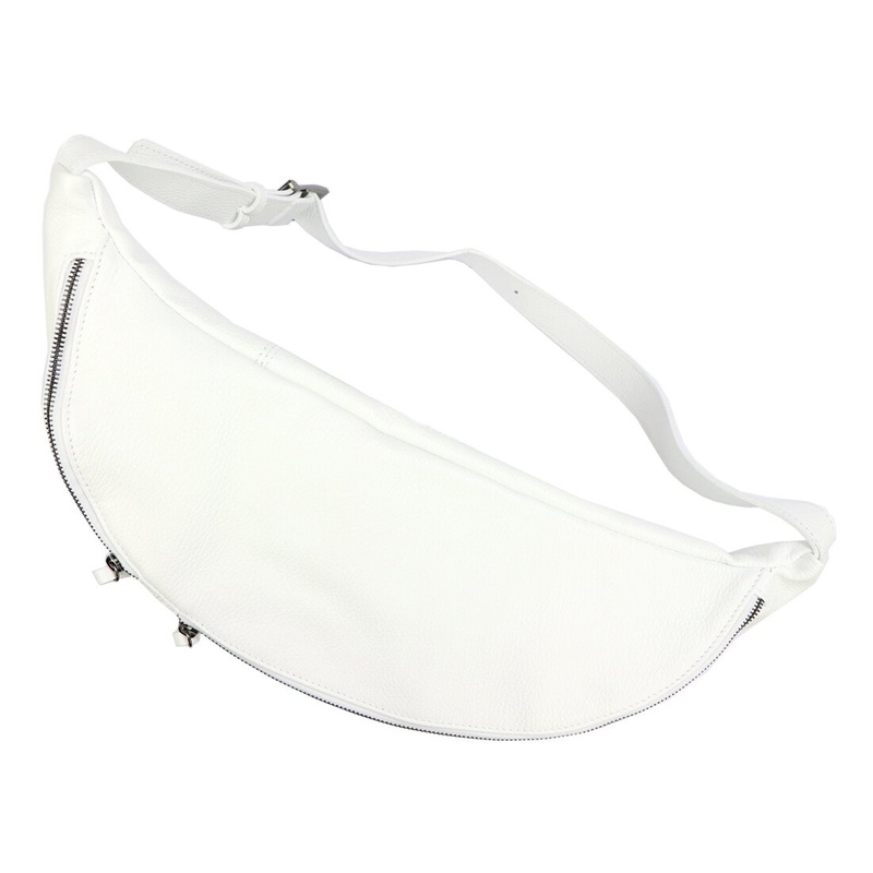 Luka listonoszka damska skóra naturalna saszetka przez ramię z kieszenią