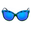 Okulary ITALIA INDEPENDENT 0092INX033000. Okulary przeciwsłoneczne, Kolor czarny niebieski zielony. Kobieta.
