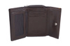 Barberinis - portfel skórzany damski - Brązowy ciemny