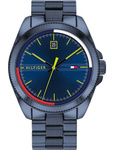 Zegarek TOMMY HILFIGER 1791689. Kwarcowy, Kolor niebieski. Mężczyzna.