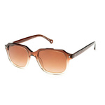 Okulary HALLY&SON HS741S04. Okulary przeciwsłoneczne, Kolor brązowy. Unisex.