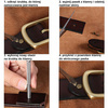 Beltimore skórzany pasek męski czarny szeroki premium W25 : Kolory - czarny, Rozmiar pasków - r.115-130 cm