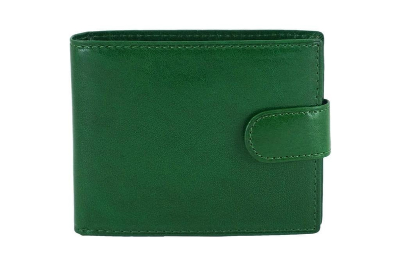 Portfel męski skórzany Barberini's - Brązowy ciemny