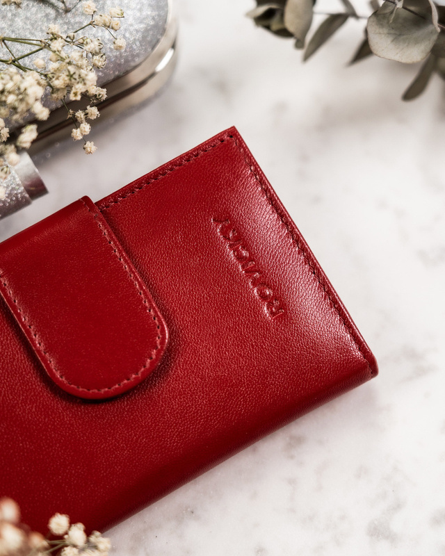 Elegancka skórzana damska portmonetka od Rovicky