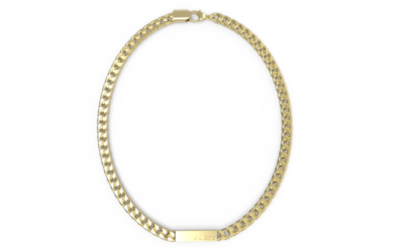 Biżuteria GUESS JUXN03005JWYG. Naszyjnik, Kolor złoty. Mężczyzna.