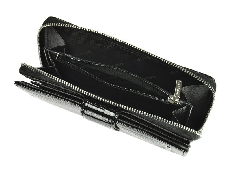 skóra naturalna + Damski portfel ze skóry ekologicznej Gregorio GL-116